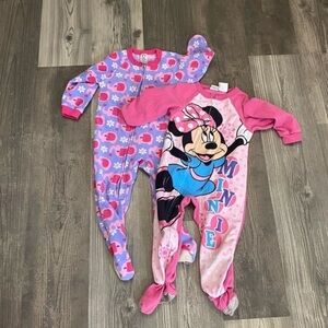 Gerber Full Fleece Footsies Pajama Bundle 3T